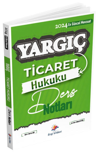 Dizgi Kitap 2024 Hakimlik YARGIÇ Ticaret Hukuku Ders Notları - Mustafa Dinçdemir, Ufuk Arslan Dizgi Kitap Fenomen Fotokopi - YKS - KPSS - ALES