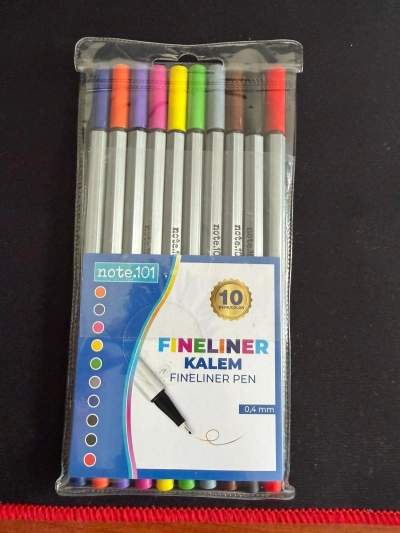 Note.101 Fineliner 10'lu Set Fenomen Fotokopi - YKS - KPSS - ALES