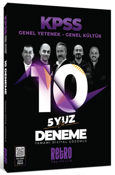 KPSS Genel Yetenek Genel Kültür 10 Lu Deneme Retro Yayıncılık Fenomen Fotokopi - YKS - KPSS - ALES