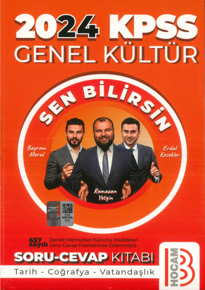 GK SEN BİLİRSİN SORU CEVAP KİTABI (TARİH-COĞ.-VAT.) Fenomen Fotokopi - YKS - KPSS - ALES