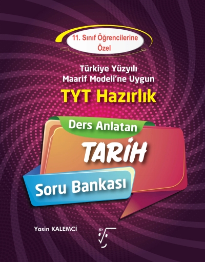 11.Sınıf TYT Hazırlık Ders Anlatan Tarih Soru Bankası Karekök Yayınları Fenomen Fotokopi - YKS - KPSS - ALES