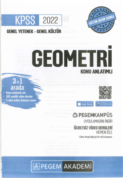GEOMETRİ KONU ANLATIMI Fenomen Fotokopi - YKS - KPSS - ALES