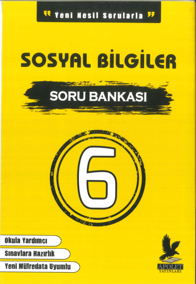 6.SINIF SOSYAL BİLGİLER SORU BANKASI Apolet Yayınları Fenomen Fotokopi - YKS - KPSS - ALES