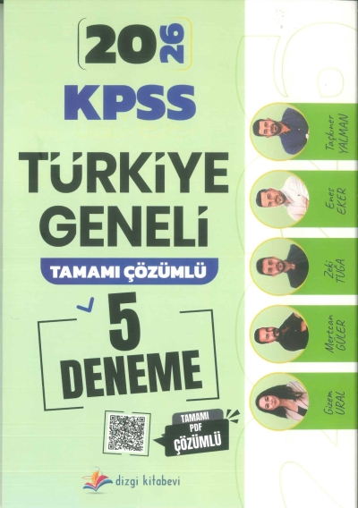 KPSS 5 TG DENEME 5*60 Dizgi Yayınları Fenomen Fotokopi - YKS - KPSS - ALES