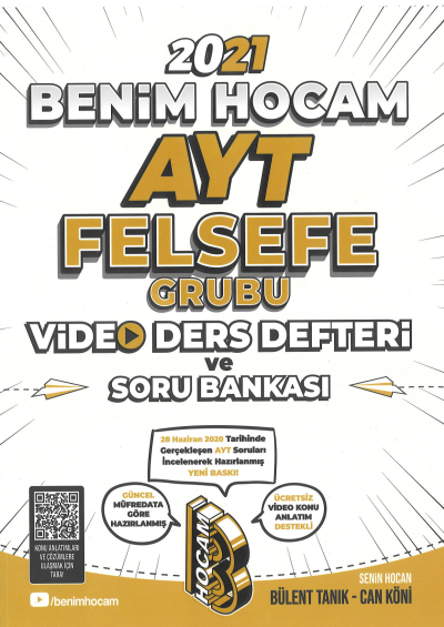 AYT FELSEFE GRB VİDEO DERS DEFTERİ VE SORU BANK Fenomen Fotokopi - YKS - KPSS - ALES