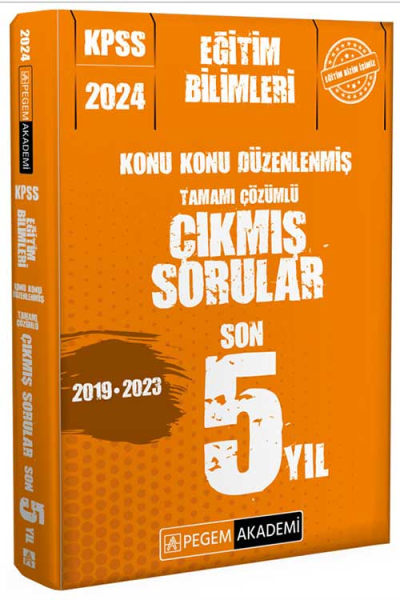 2024 KPSS Eğitim Bilimleri Konu Konu Düzenlenmiş Tamamı Çözümlü Çıkmış Sorular Son 5 Sınav Fenomen Fotokopi - YKS - KPSS - ALES