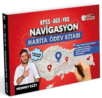 2026 KPSS-AGS-YKS Navigasyon Harita Ödev Kitabı Eğit Akademi Fenomen Fotokopi - YKS - KPSS - ALES