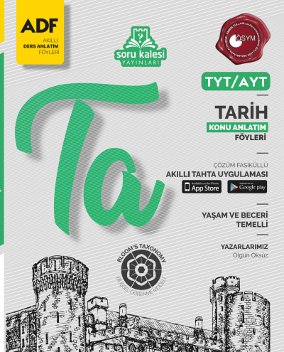 Soru Kalesi TYT AYT Tarih Konu Anlatım Föyleri Fenomen Fotokopi - YKS - KPSS - ALES