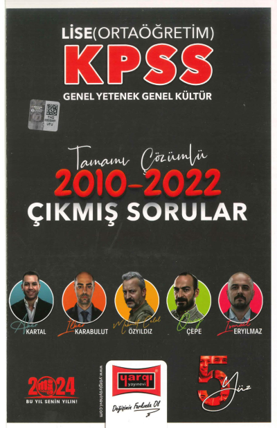 ORTAÖĞRETİM 2010-2022 ÇIKMIŞ SORULAR TAMAMI ÇÖZÜMLÜ Fenomen Fotokopi - YKS - KPSS - ALES