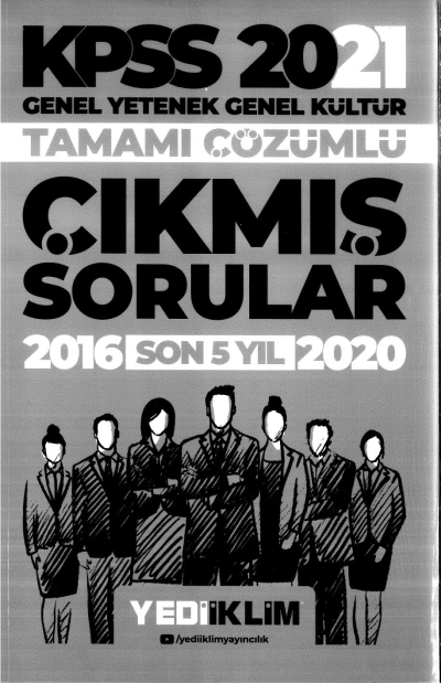 SON 5 YIL GK GY TÜM DERSLER ÇÖZÜMLÜ ÇIKMIŞ SORULAR 2016-2020 Fenomen Fotokopi - YKS - KPSS - ALES