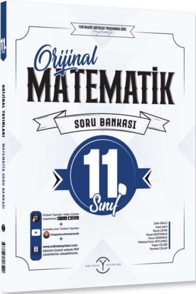 11. Sınıf Matematik Soru Bankası Orijinal Yayınları Fenomen Fotokopi - YKS - KPSS - ALES