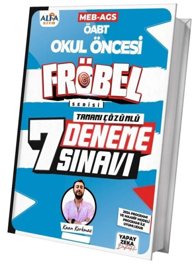 ÖABT MEB-AGS Okul Öncesi Öğretmenliği FRÖBEL 7 Deneme Çözümlü TKM Akademi Fenomen Fotokopi - YKS - KPSS - ALES
