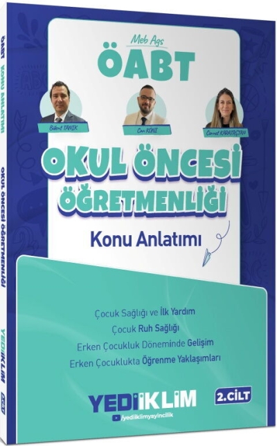 MEB AGS ÖABT Okul Öncesi Öğretmenliği Konu Anlatımı Cilt 2 Yediiklim Yayınları Fenomen Fotokopi - YKS - KPSS - ALES