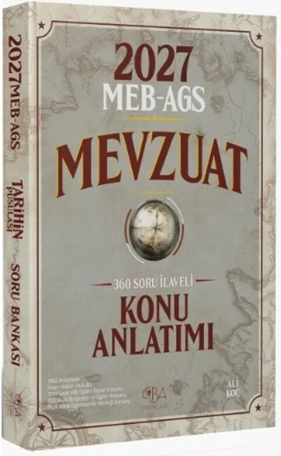 MEB AGS Mevzuat Konu Anlatımı CBA Yayınları Fenomen Fotokopi - YKS - KPSS - ALES