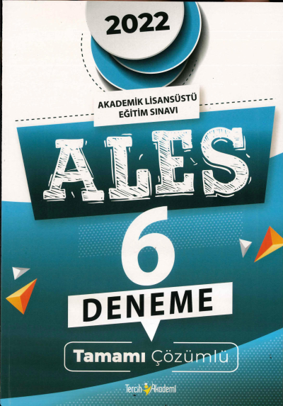 ALES TAMAMI ÇÖZÜMLÜ 6 DENEME Fenomen Fotokopi - YKS - KPSS - ALES