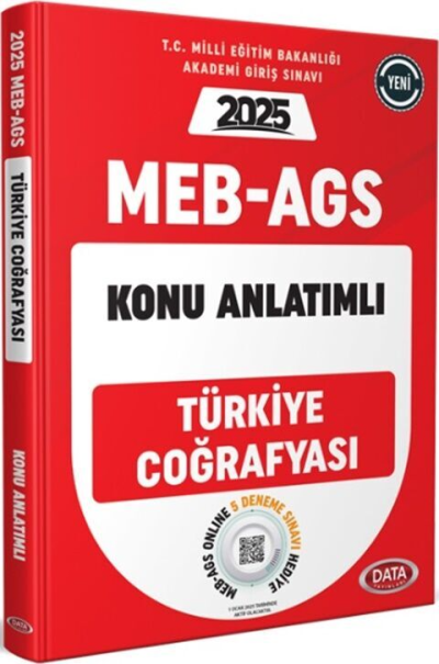 2025 MEB AGS Türkiye Coğrafyası Konu Anlatımlı Data Yayınları Fenomen Fotokopi - YKS - KPSS - ALES