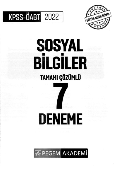 SOSYAL BİLGİLER TAMAMI ÇÖZÜMLÜ 7 DENEME Fenomen Fotokopi - YKS - KPSS - ALES