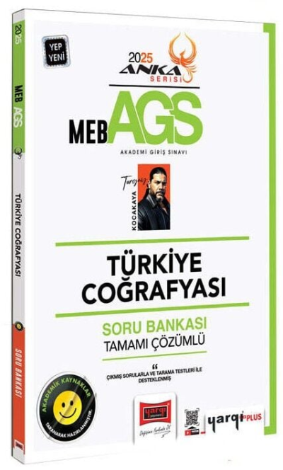 2025 MEB-AGS Türkiye Coğrafyası Soru Bankası Çözümlü Anka Serisi Yargı Yayınları Fenomen Fotokopi - YKS - KPSS - ALES