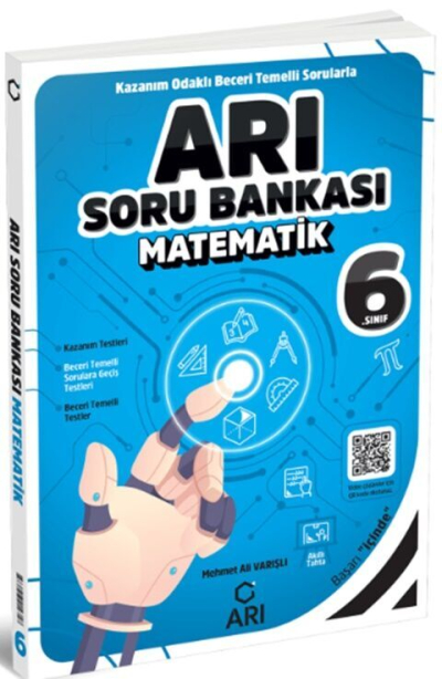 6. Sınıf Matematik Arı Soru Bankası Arı Yayınları Fenomen Fotokopi - YKS - KPSS - ALES