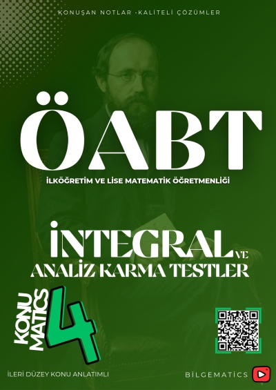 Konumatics 4 ÖABT İntegral ve Analiz Karma Testler Hüseyin Hoca Fenomen Fotokopi - YKS - KPSS - ALES