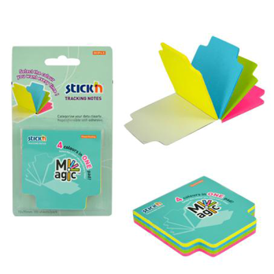 Stickn 70x70 Magıc 4 Neon Renk 100 Yaprak Fenomen Fotokopi - YKS - KPSS - ALES