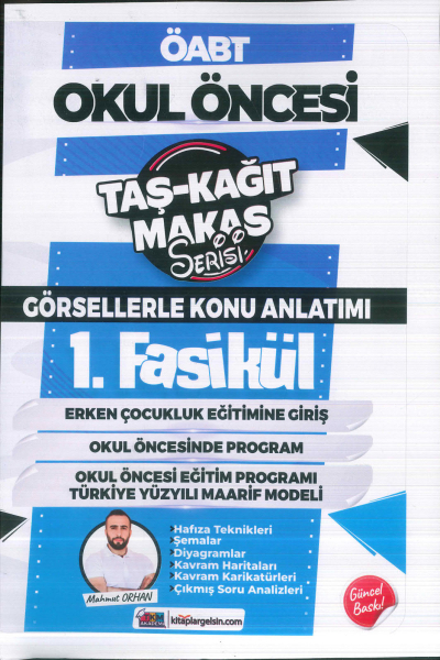 ÖABT Okul Öncesi Öğretmenliği Taş Kağıt Makas Serisi Görsellerle Konu Anlatımı Mahmut Orhan TKM Akademi 10 Fasikül Fenomen Fotokopi - YKS - KPSS - ALES