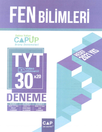 YKS TYT Fen Bilimleri 30x20 UP Deneme Video Çözümlü Fenomen Fotokopi - YKS - KPSS - ALES