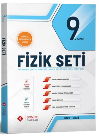 9. Sınıf Fizik Modüller Set Sonuç Yayınları Fenomen Fotokopi - YKS - KPSS - ALES