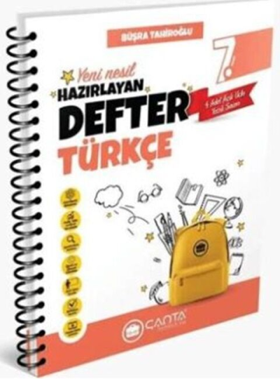 7. Sınıf Türkçe Hazırlayan Defter Çanta Yayınları Fenomen Fotokopi - YKS - KPSS - ALES
