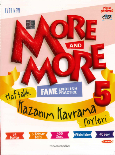 5. Sınıf More ve More Haftalık Kazanım Kavrama Föyleri Kurmay ELT