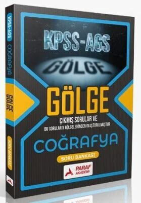2026 KPSS MEB AGS Coğrafya Gölge Soru Bankası Paraf Yayınları Fenomen Fotokopi - YKS - KPSS - ALES