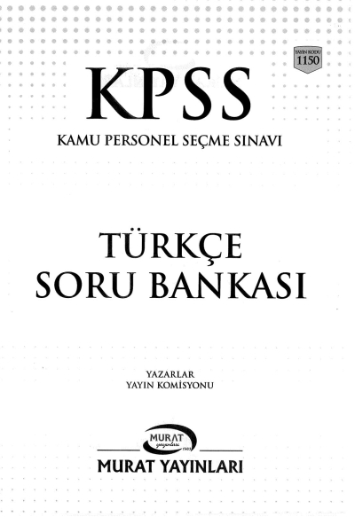 KPSS TÜRKÇE SORU BANKASI ÇÖZÜMLÜ Fenomen Fotokopi - YKS - KPSS - ALES