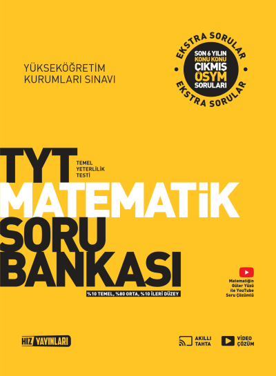 TYT Matematik Soru Bankası Hız Yayınları Fenomen Fotokopi - YKS - KPSS - ALES