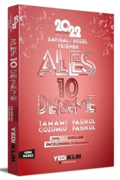 ALES 10 DENEME TAMAMI ÇÖZÜMLÜ Fenomen Fotokopi - YKS - KPSS - ALES