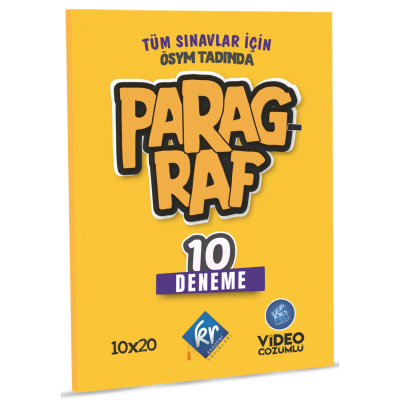 Tüm Sınavlar için Paragraf 10 Deneme Video Çözümlü Fenomen Fotokopi - YKS - KPSS - ALES