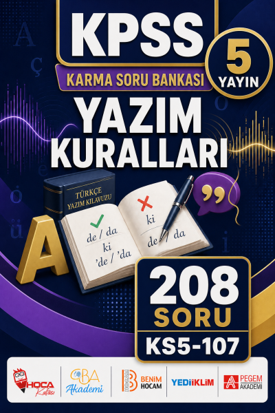 Yazım Kuralları 5 Yayın 208 Soru Fenomen Fotokopi - YKS - KPSS - ALES