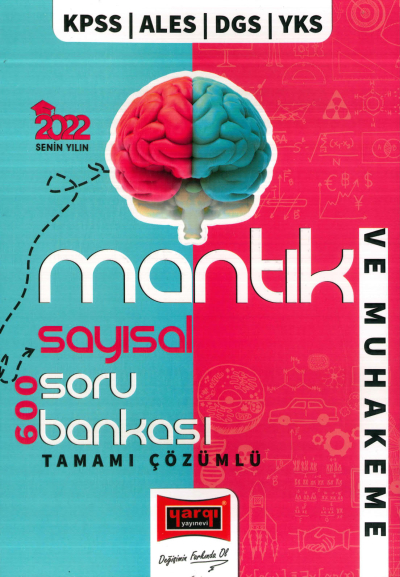 SAYISAL MANTIK 600 TAMAMI ÇÖZÜMLÜ SORU BANKASI Fenomen Fotokopi - YKS - KPSS - ALES