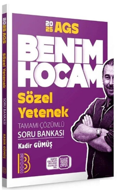 2025 MEB-AGS Sözel Yetenek Soru Bankası Çözümlü Benim Hocam Yayınları Fenomen Fotokopi - YKS - KPSS - ALES