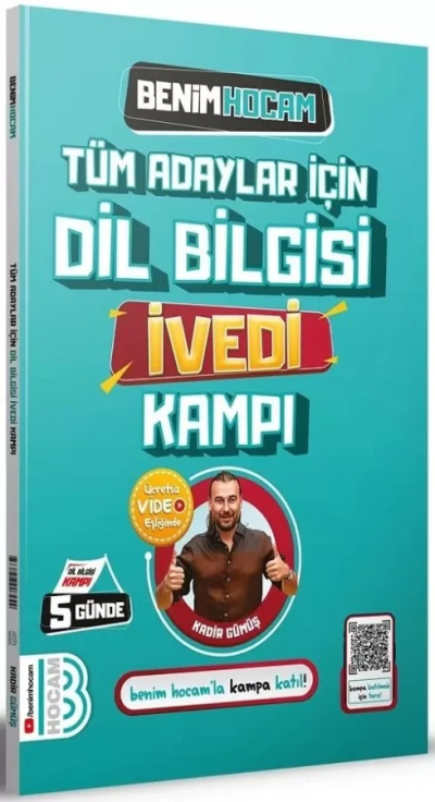 Tüm Adaylar İçin Dil Bilgisi İvedi Kampı Benim Hocam Yayınları Fenomen Fotokopi - YKS - KPSS - ALES
