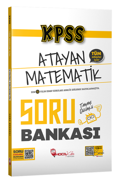 KPSS Matematik Atayan Soru Bankası Hoca Kafası Fenomen Fotokopi - YKS - KPSS - ALES