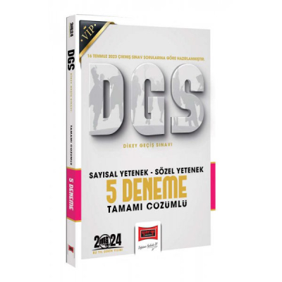 2024 DGS Sözel Sayısal Bölüm Tamamı Çözümlü 5 Deneme Fenomen Fotokopi - YKS - KPSS - ALES