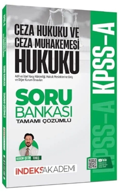 KPSS A Grubu Ceza Hukuku ve Ceza Muhakemesi Hukuku Soru Bankası Çözümlü İndeks Akademi Fenomen Fotokopi - YKS - KPSS - ALES