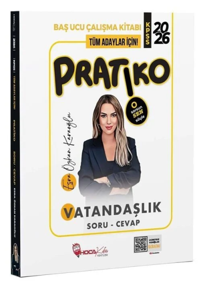 2026 KPSS Vatandaşlık Pratiko Soru Cevap Çalışma Kitabı Hoca Kafası Yayınları Fenomen Fotokopi - YKS - KPSS - ALES