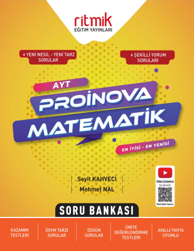 AYT Matematik Pro İnova Soru Bankası Fenomen Fotokopi - YKS - KPSS - ALES