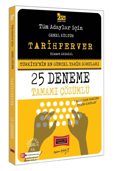 Tüm Adaylar İçin TARİHPERVER Tamamı Çözümlü 25 Deneme Fenomen Fotokopi - YKS - KPSS - ALES