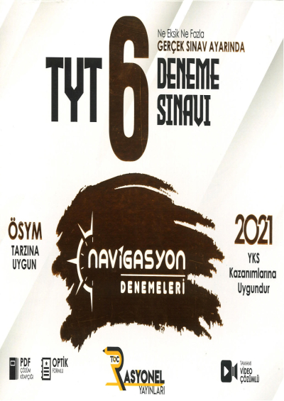 TYT Navigasyon 6 lı Paket Deneme Fenomen Fotokopi - YKS - KPSS - ALES