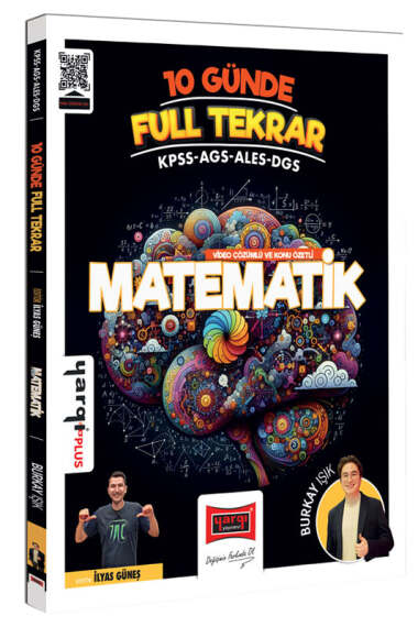 10 Günde Full Tekrar Matematik Video Çözümlü ve Konu Özetli Yargı Yayınları Fenomen Fotokopi - YKS - KPSS - ALES