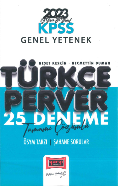 TÜRKÇER PERVER 25 DENEME TAMAMI ÇÖZÜMLÜ Fenomen Fotokopi - YKS - KPSS - ALES