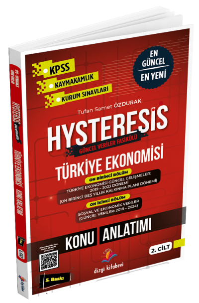 Dizgi Kitap Hysteresis Türkiye Ekonomisi Güncel Veriler 2024 Tufan Samet Özdurak Fenomen Fotokopi - YKS - KPSS - ALES