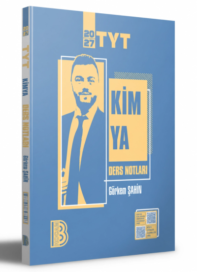 2027 YKS TYT Kimya Ders Notları Görkem Şahin Benim Hocam Yayınları Fenomen Fotokopi - YKS - KPSS - ALES